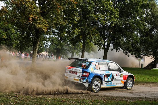 Liepaja Rally 2016 national driver Kalle Rovanpera