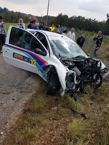 Peugeot crash