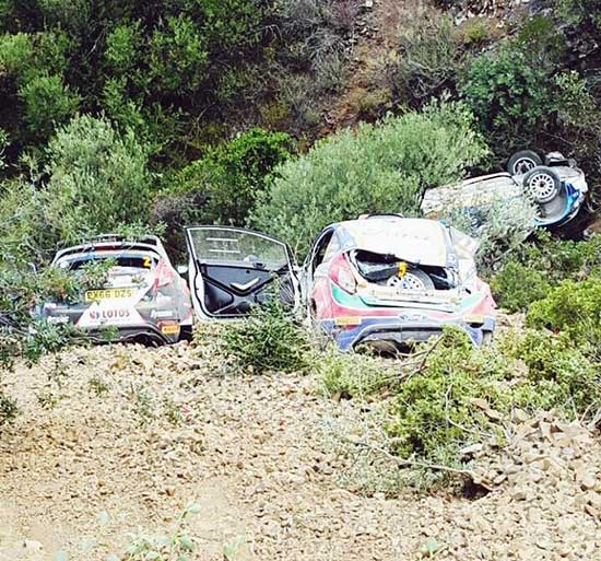 Cyprus 2017 Carnage on stage 6