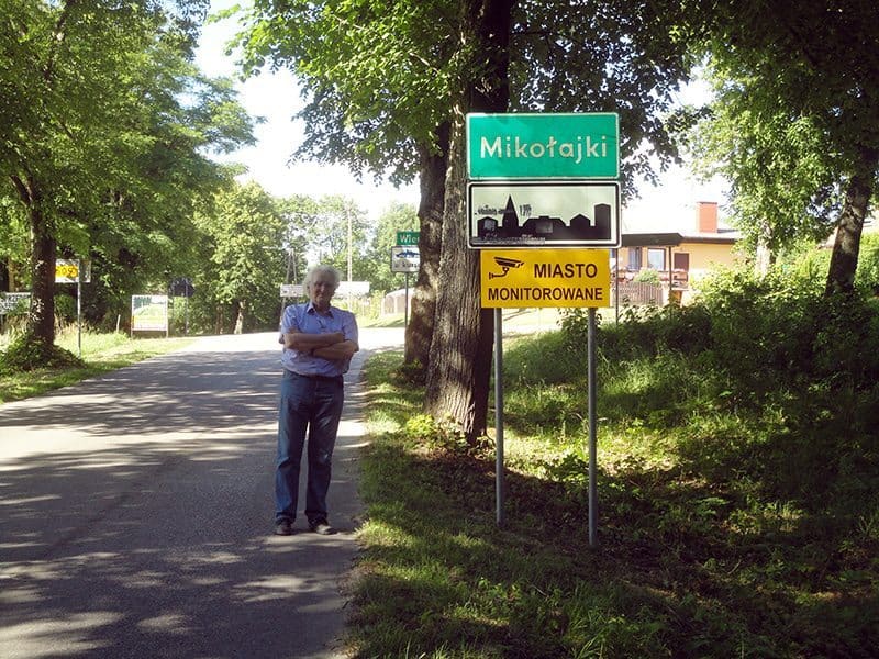 Martin Holmes at Mikotajki in Poland.