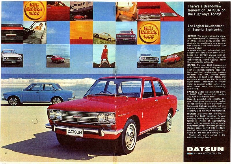 Datsun 1600 brochure