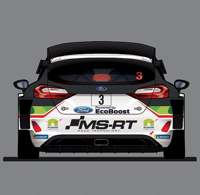 Bryan Bouffier's M-Sport Ford Fiesta WRC