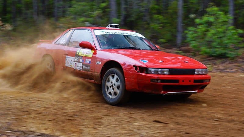 Nic Box finished first in the 2WD class in his Nissan. Photo: Kevin McIntyre