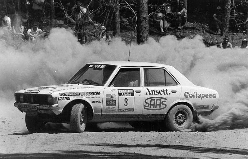 Dinta Officer 1984 Alpine Rally.