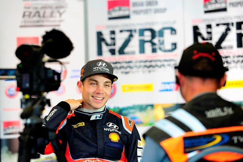 Hayden Paddon will contest five rounds of the 2018 New Zealand Rally Championship. Photos: Geoff Ridder