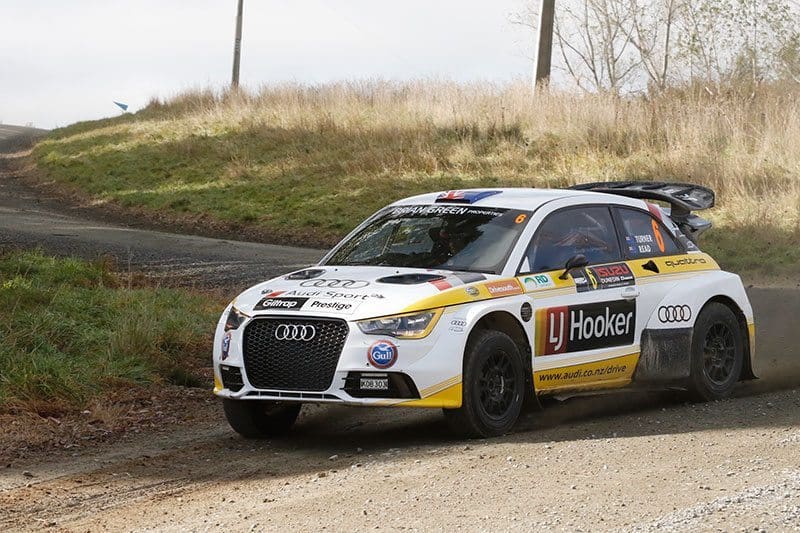 Dylan Turner is one of many Kiwis to have built an AP4 car - this one an Audi. Photo: Peter Whitten