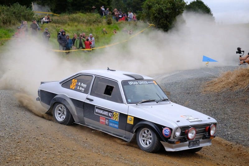 Regan Ross was the first 2WD car in Whangarei and produced the Dunlop Drive of the Rally. Photo: Geoff Ridder