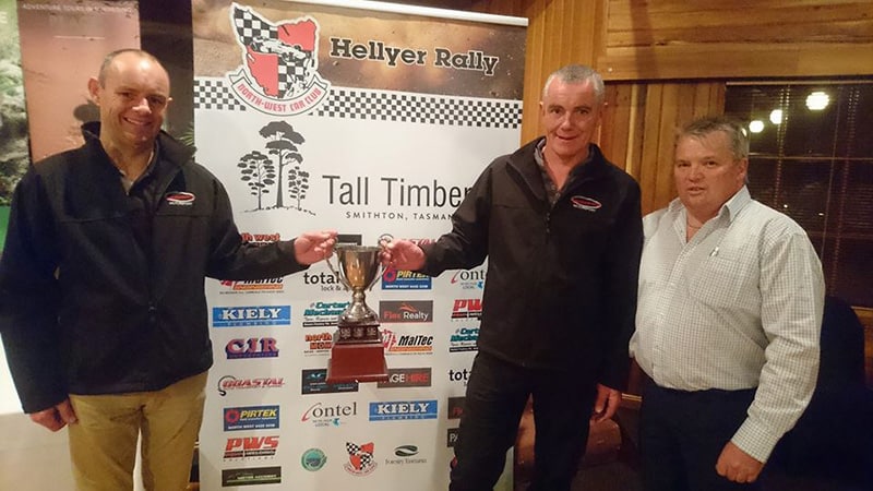 Jamie and Simon Vandenberg claimed the Tall Timbers Hellyer Rally with an impressive drive. Photo: Andrew Newton