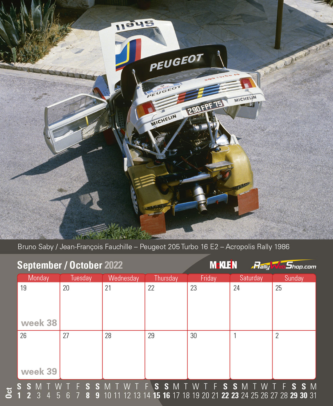 Desktop Rally Calendar 2022 History meets the Present 